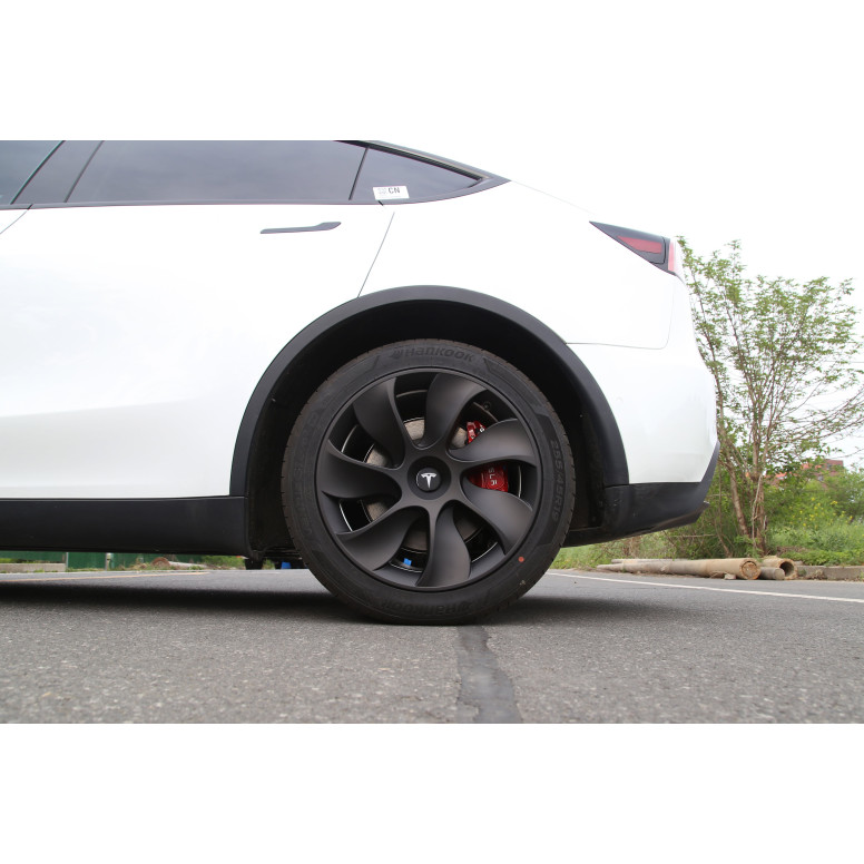 Sett med 4 stk. 19-tommers Uberturbine-felgdekk til Tesla Model Y