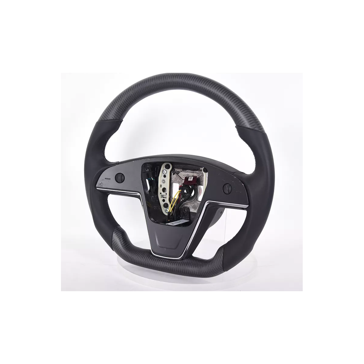 Volant Yoke rond personnalisé pour Tesla Model S et Model X 2022+
