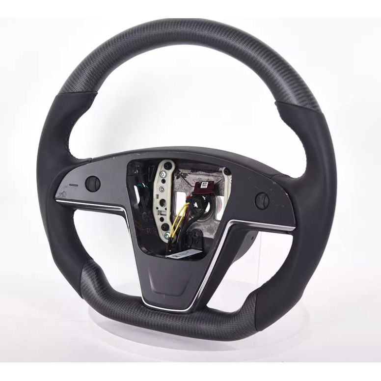 Personalizowana okrągła kierownica Yoke do Tesla Model S i Model X 2022+