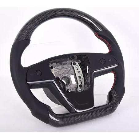 Προσαρμοσμένο στρογγυλό τιμόνι Yoke για Tesla Model S και Model X 2022+