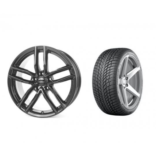 Winter Pack for Tesla Model 3 TRDZT - 18" wheels and Hankook tires (TUV certified)