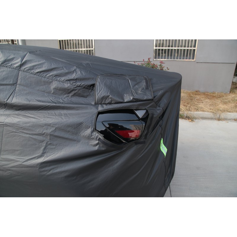 Plus Coton Demi Housses pour Auto Compatible avec Tesla Model Y Bache  Voiture Garage Extérieur Tous Temps Coupe-Vent Étanche (Color : A)