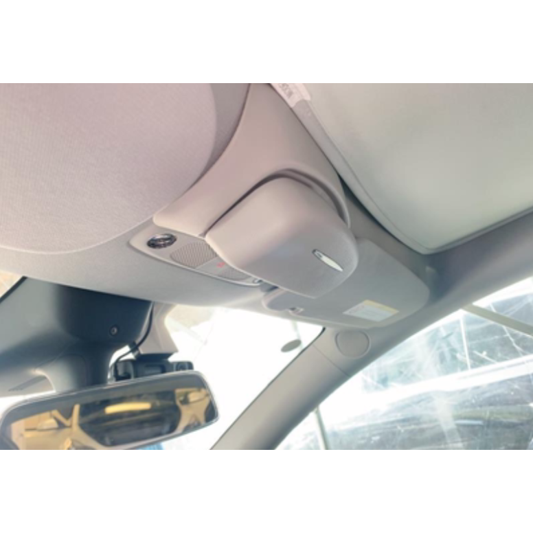 Brilleholder i loftet til Tesla Model 3 og Model Y