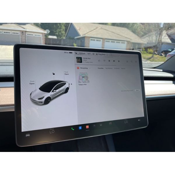 Schutzglas Mittelbildschirm mit Installationsanleitung für Tesla Model 3  und Y