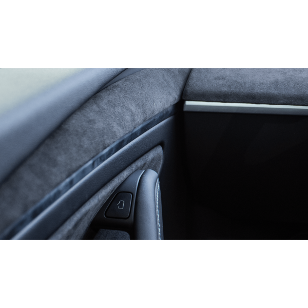 Genuine Alcantara® door insert for Tesla Model 3 and Model Y 2021