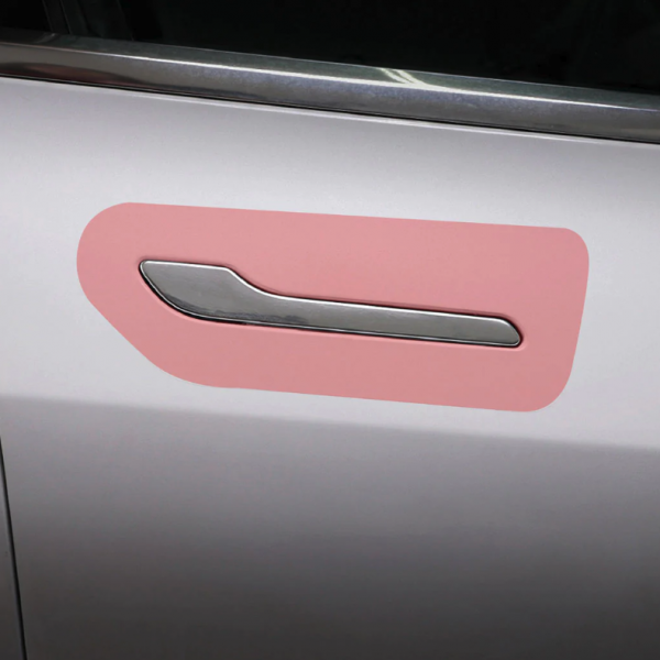 PPF protection around door handle for Tesla Model 3 and Model Y