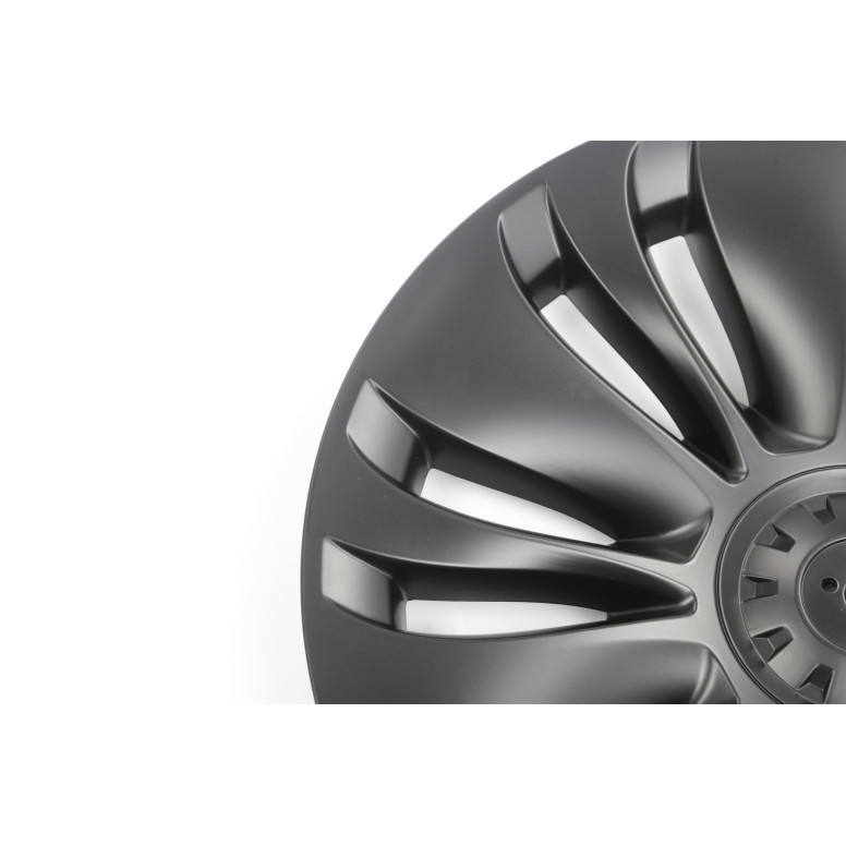 Sæt med 4 Vortex 19" hjulkapsler til Tesla Model Y