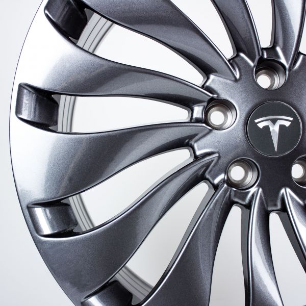 4 UberTurbine 19" 20" ja 21" tyylin pyörät Tesla Model S , X, 3 ja Y (Semi Forged)