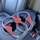 Carbon Rear Cup Holder Insert - Tesla Model 3 en Y