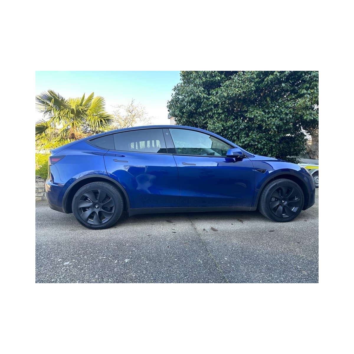 Sett med 4 stk. 19-tommers Uberturbine-felgdekk til Tesla Model Y