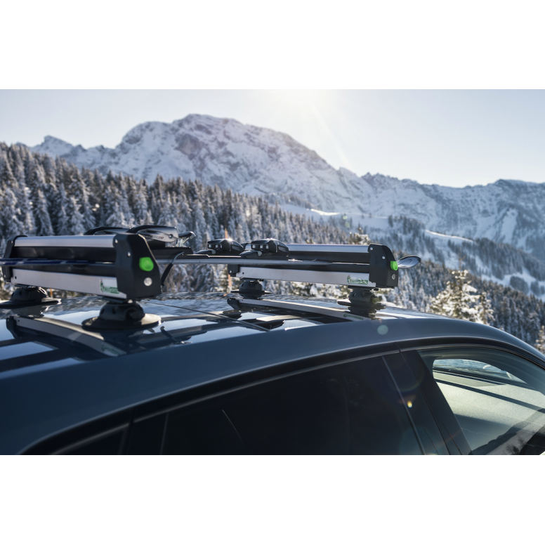 TreeFrog-skistativ og snowboardstativ med sugekopper til Tesla Model 3, Y, S og X