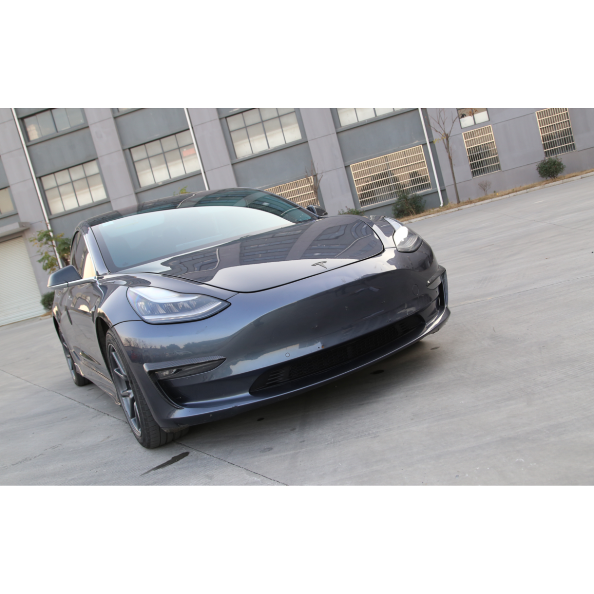 Kofanger kølerbeskyttelse til Tesla Model 3