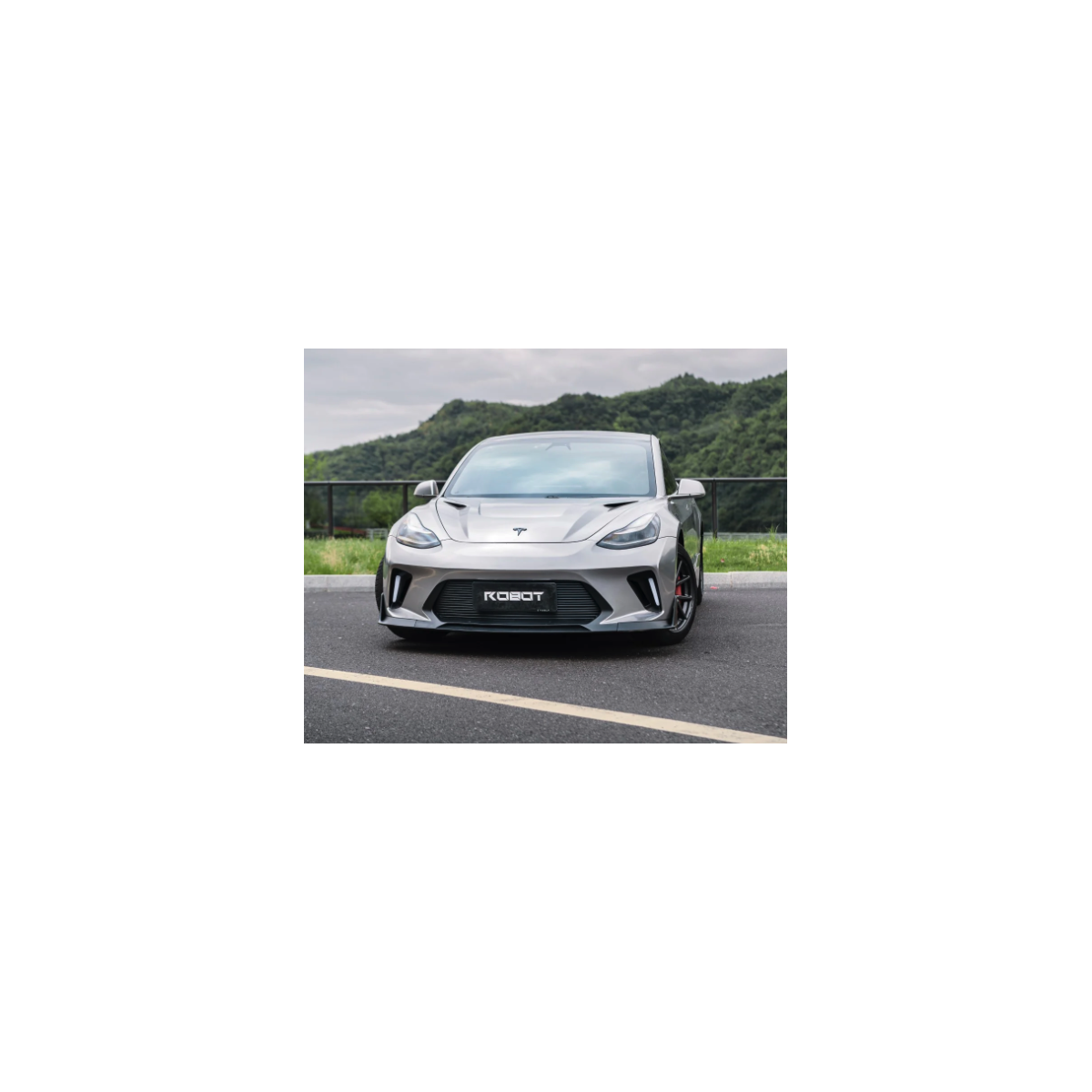 HACKER V1 RobotCraftsman® motorhuv för Tesla Model 3