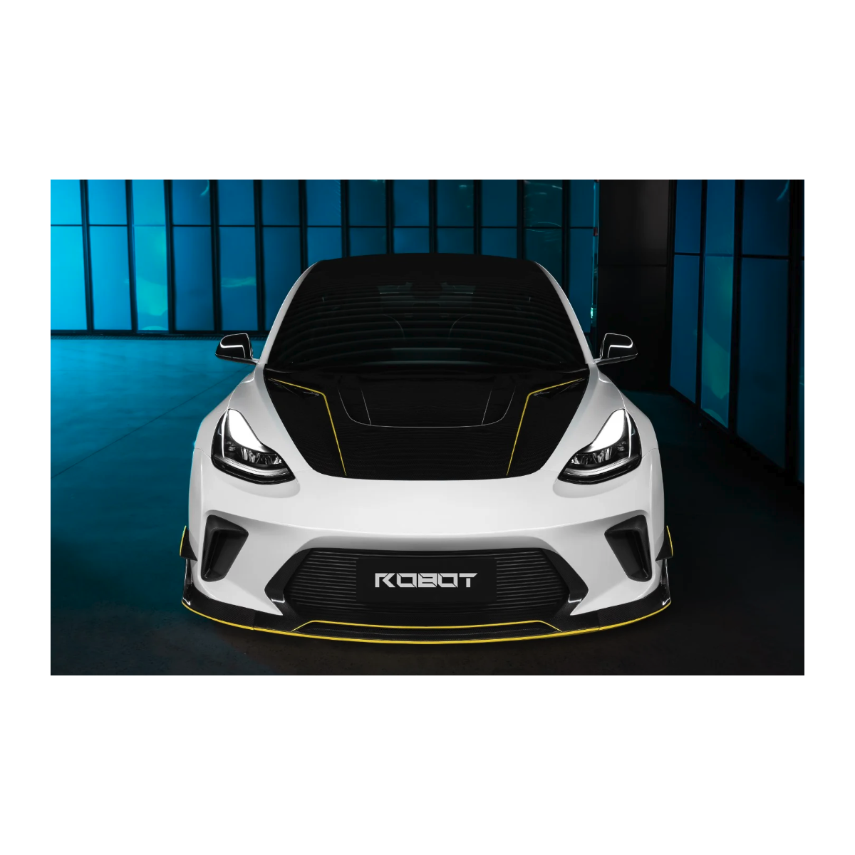 HACKER RobotCraftsman® corpo estreito pára-choques dianteiro e lâmina para Tesla Model 3