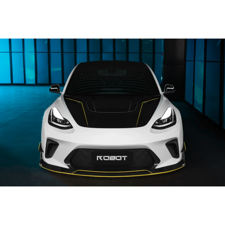 HACKER RobotCraftsman® corpo estreito pára-choques dianteiro e lâmina para Tesla Model 3