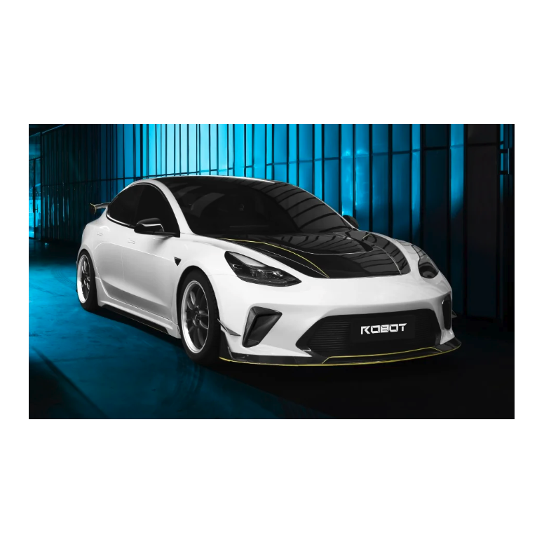 HACKER RobotCraftsman® corpo estreito pára-choques dianteiro e lâmina para Tesla Model 3