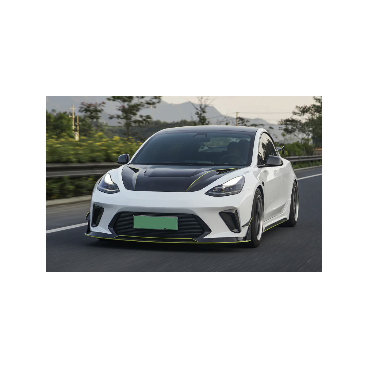 Tesla Przedni zderzak i przedni lemiesz HACKER Narrow Body RobotCraftsman® dla Model 3