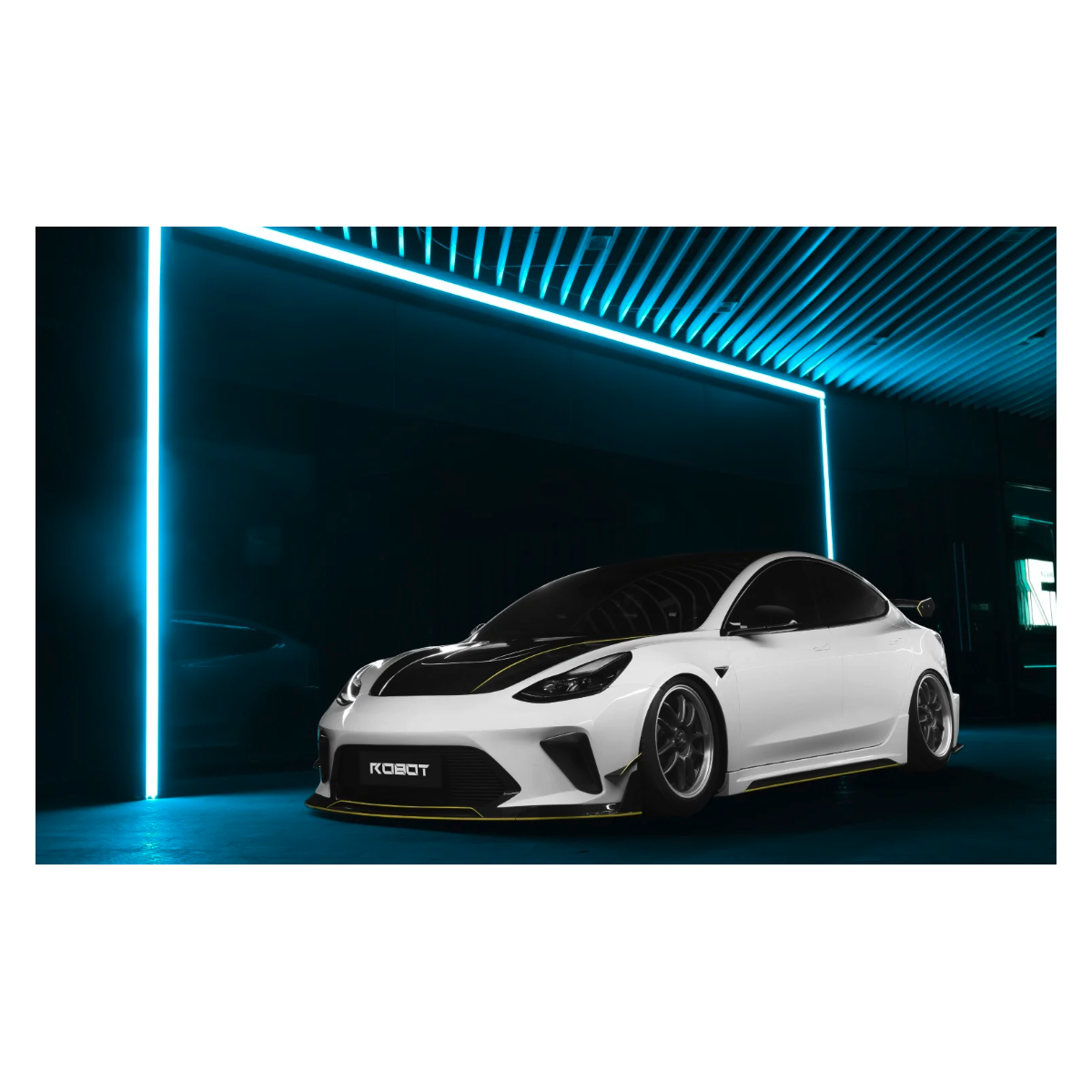 Tesla Bara de protecție frontală și lama frontală HACKER Narrow Body RobotCraftsman® pentru Model 3