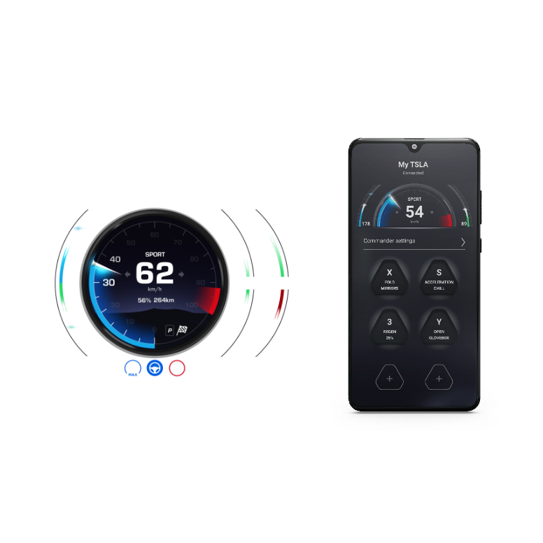 S3XY The Commander - Enhance - Funcionalidades adicionais para Tesla Model 3, Model Y, Model S e Model X