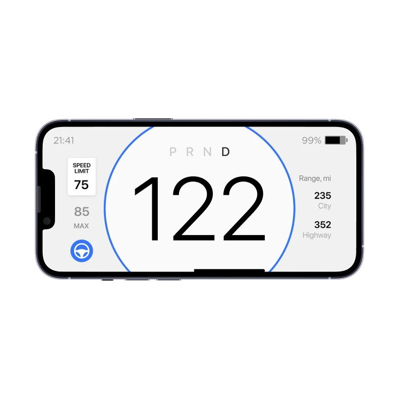 Teslogic V2 den portabla instrumentpanelen på din smartphone för Tesla Model 3 och Model Y