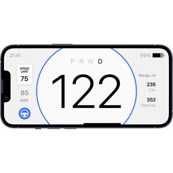 Teslogic V2 det bærbare dashboard på din smartphone til Tesla Model 3 og Model Y