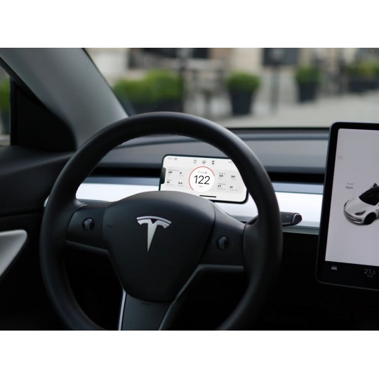 Teslogic V2 det bærbare dashboard på din smartphone til Tesla Model 3 og Model Y