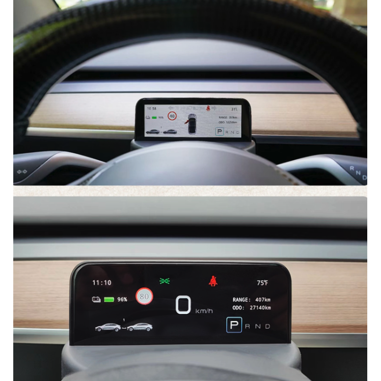Οθόνη προβολής HUD LCD για Tesla Model 3 και Tesla Model Y