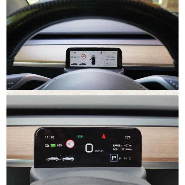 HUD-bildskärm för Tesla Model 3 och Tesla Model Y