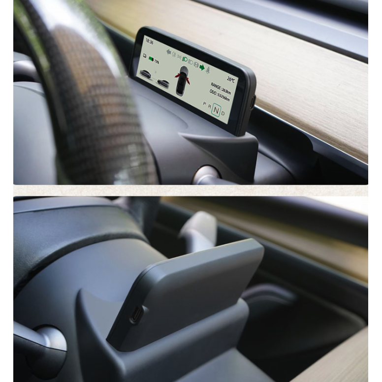 Οθόνη προβολής HUD LCD για Tesla Model 3 και Tesla Model Y