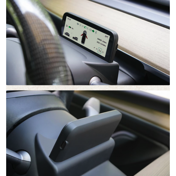 HUD heads-up display para Tesla Model 3 e Tesla Model Y