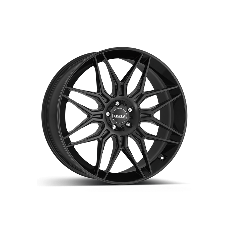 Tesla Model Y Kit de 4 jante DOTZ LongBeach negre pentru (certificat TUV)