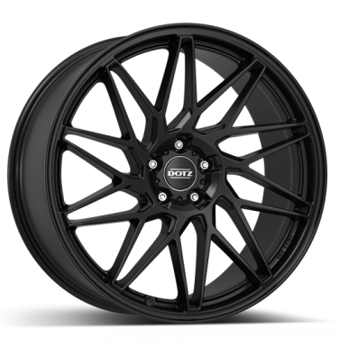 Kit of 4 DOTZ Tanaka black rims for Tesla Model Y (TUV certificate)