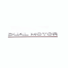 "DUAL MOTOR"-emblem til bagklappen - Tesla Model S, X, 3 og Y
