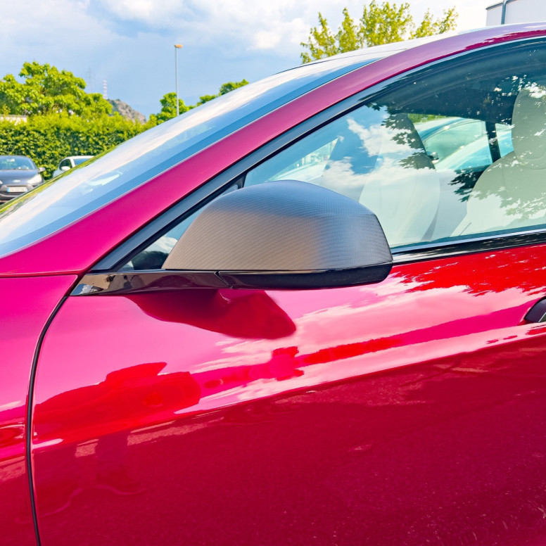 Calotte degli specchietti in carbonio per Tesla Model S LR & Plaid 2022 +