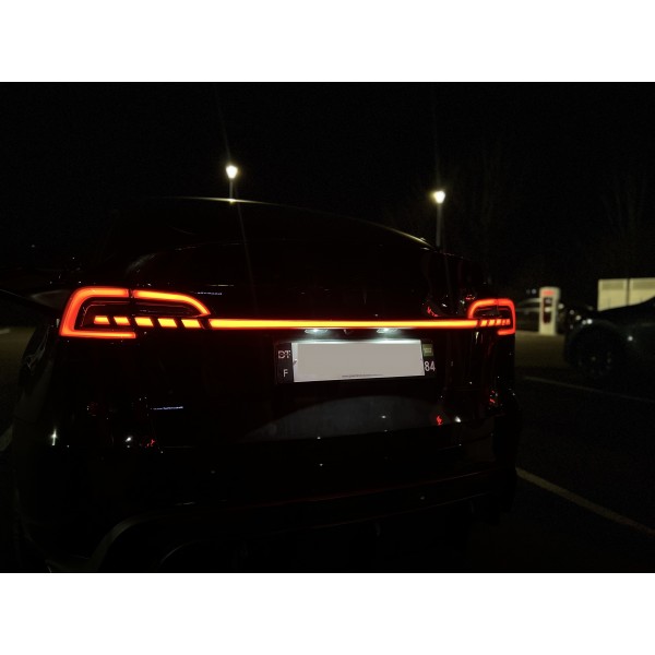 Luces traseras de repuesto con barra de LED para Tesla Model 3 y Model Y