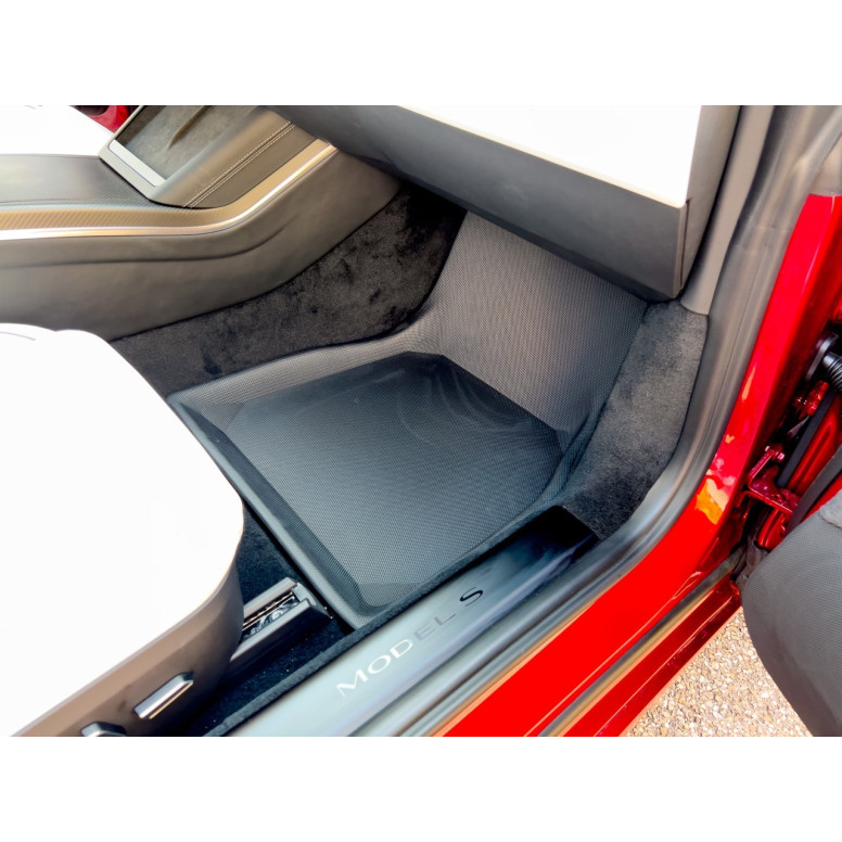 Alfombrillas 3D adaptadas y conformadas para Tesla Model S Plaid y LR 2021+