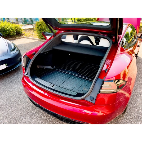 Tapete da bagageira traseira para Tesla Model S  Plaid e LR 2021+