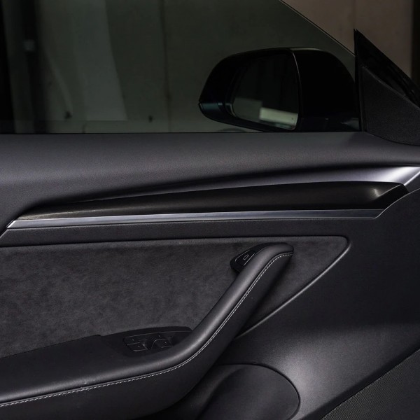 Covering for interior door trim - Tesla Model 3 and Tesla Model Y 2021