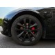 Sæt med 4 Arachnid Plaid 18-tommer hjulkapsler til Tesla Model 3