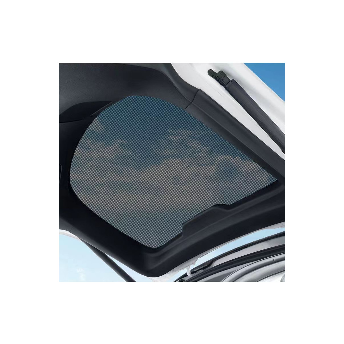 Takaikkunan aurinkosuoja Tesla Model Y:lle