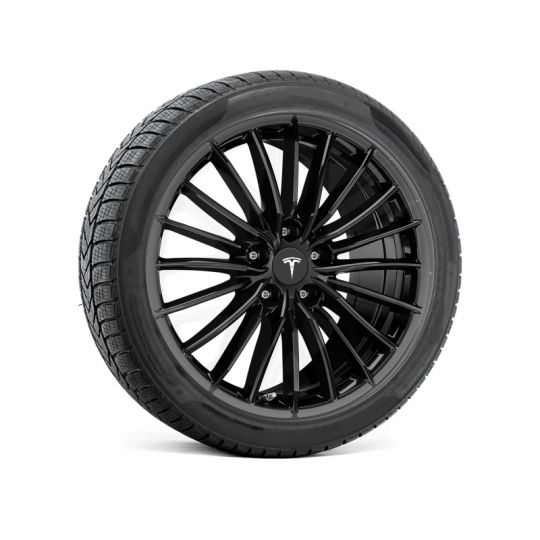 Complete winter wheels for Tesla Model Y with R68 rims and tires (Set of 4)
