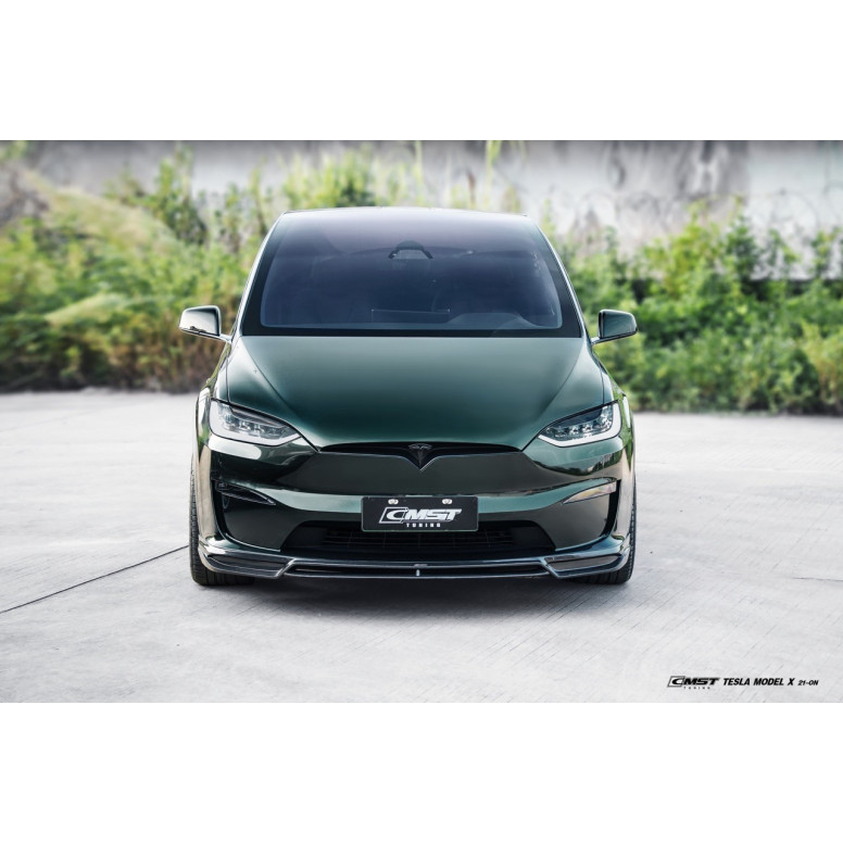 Lamă față din carbon CMST® - Tesla Model X LR & Plaid 2021+