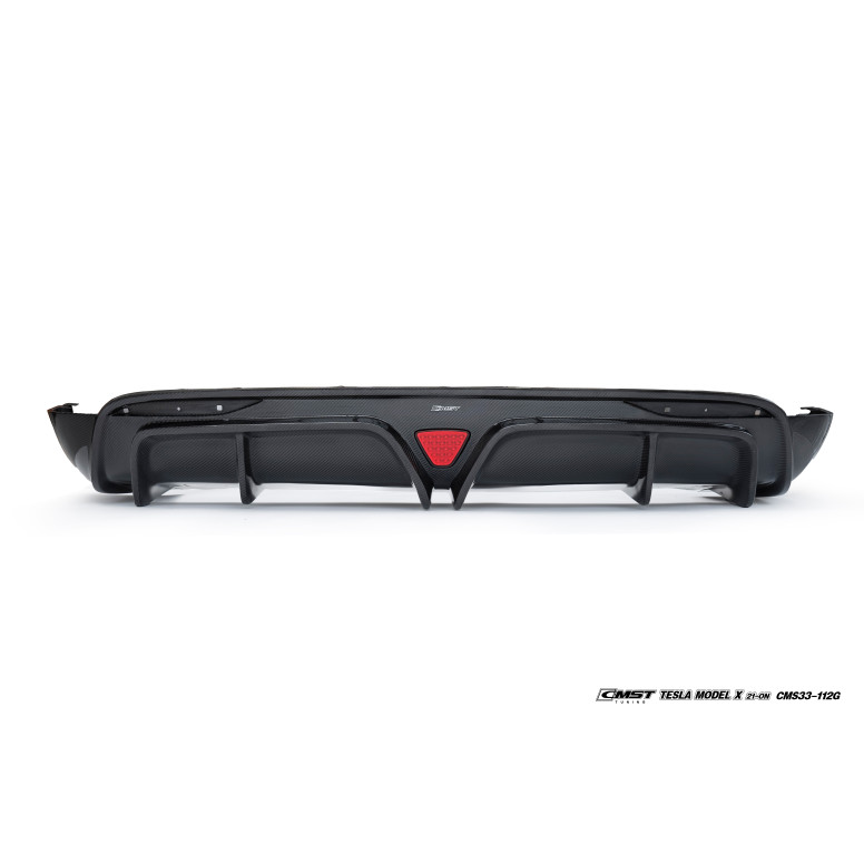 Diffusore in carbonio CMST® - Tesla Model X LR & Plaid 2021+