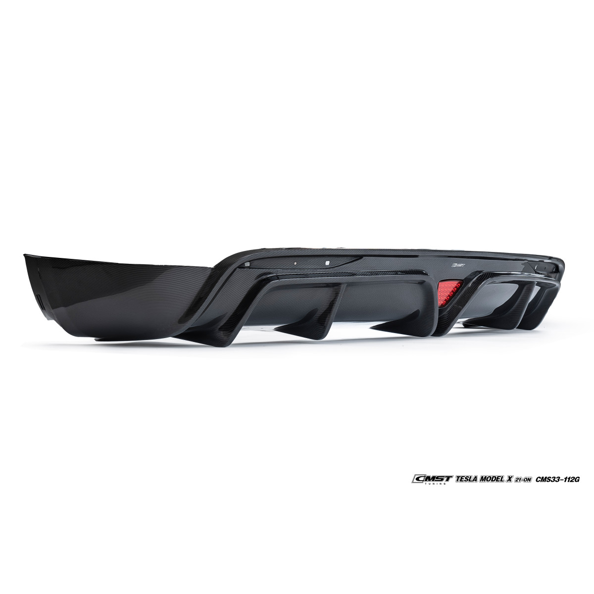 Diffusore in carbonio CMST® - Tesla Model X LR & Plaid 2021+
