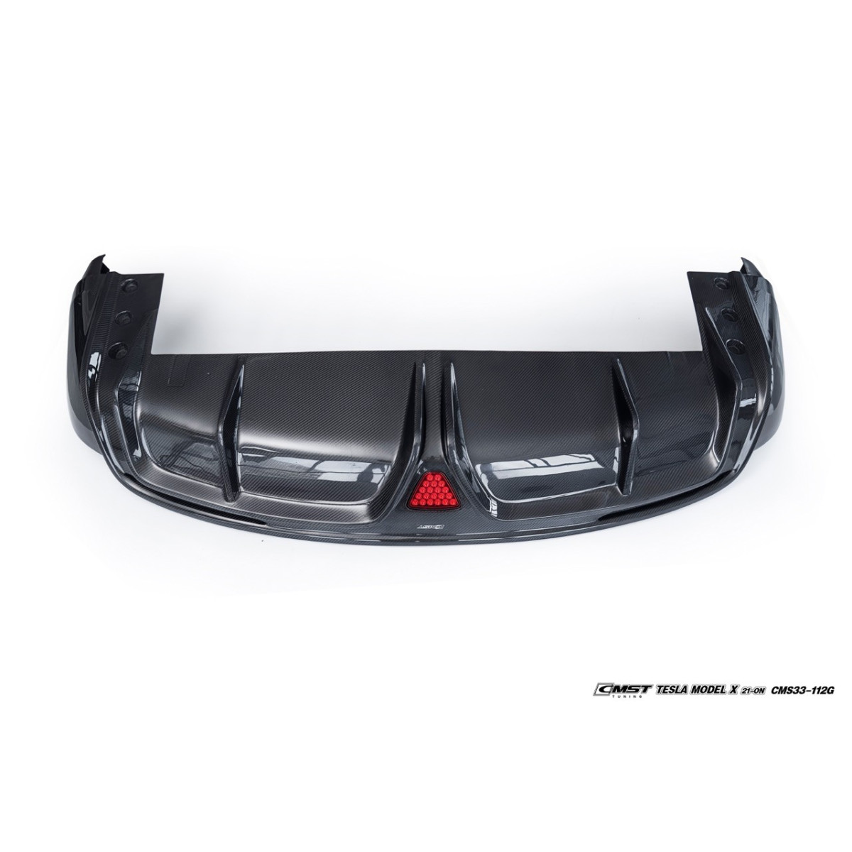Diffusore in carbonio CMST® - Tesla Model X LR & Plaid 2021+