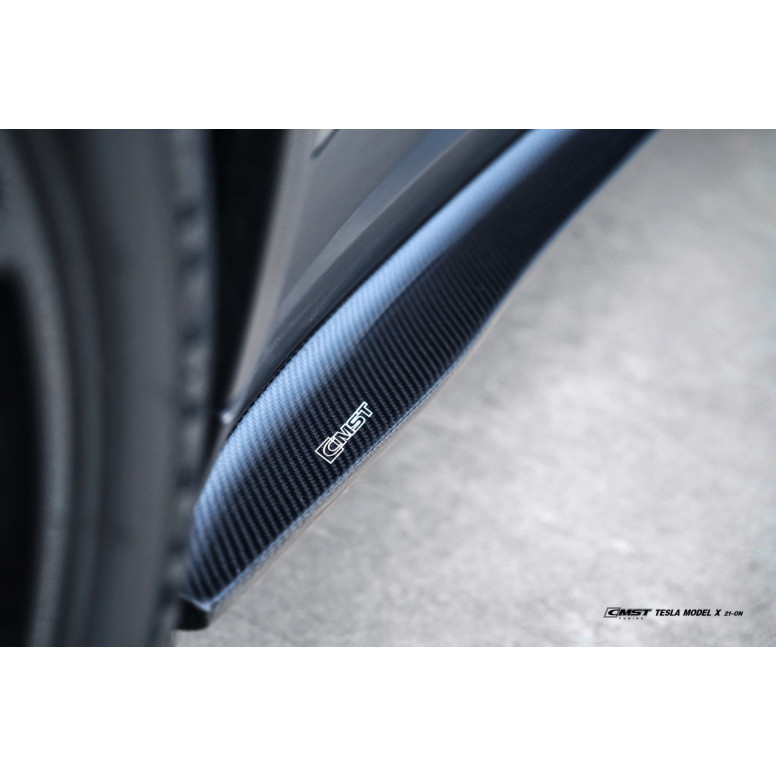 Seitenschürzen aus Carbon CMST® - Tesla Model X LR & Plaid 2021+