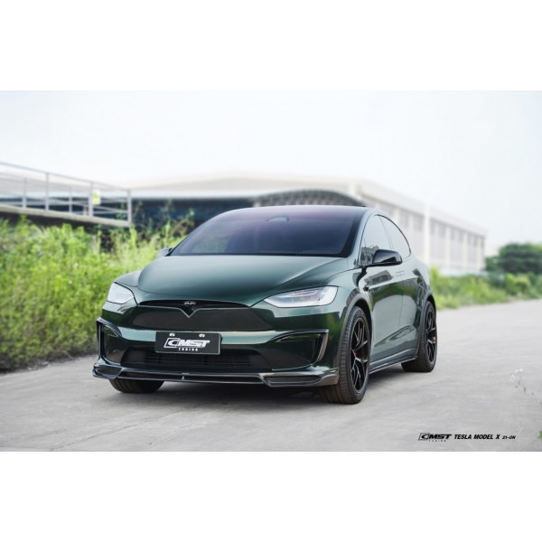 Carbon side skirts CMST® - Tesla Model X LR & Plaid 2021+