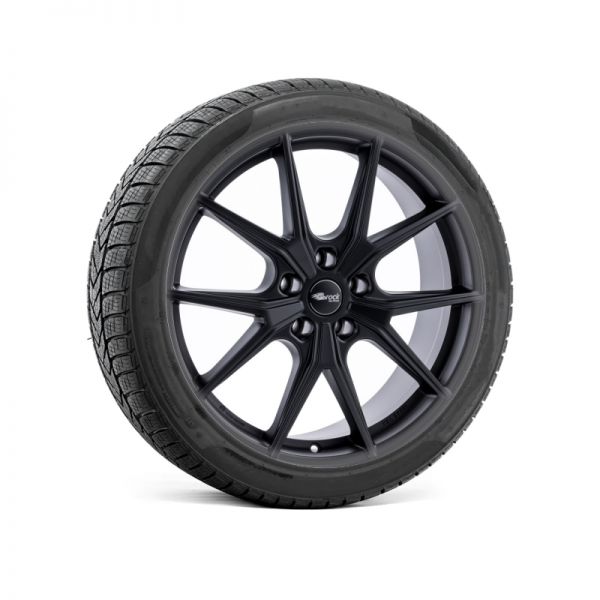 Complete winter wheels for Tesla Model S LR & Plaid 2022+ - 19" Brock B40 wheels with tires (Set of 4)