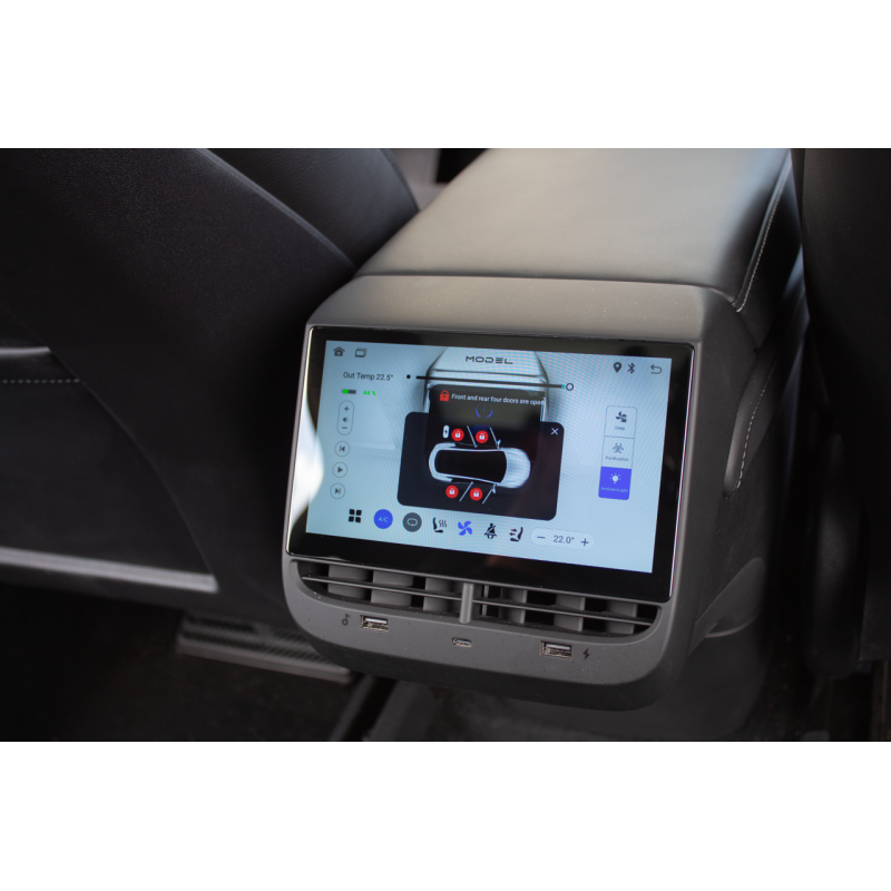 Écran tactile HD pour siège arrière Tesla Model 3/Y de 7 pouces