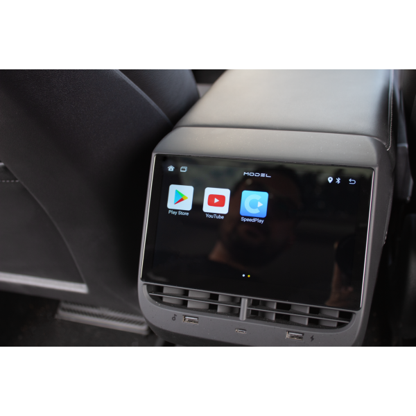Heckklima- und Mediensteuerungsbildschirm für Tesla Model 3 / Model Y